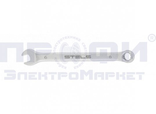 Ключ комбинированный, 7 мм, CrV, матовый хром STELS (15203) Ключ комбинированный, 7 мм, CrV, матовый хром STELS (15203)