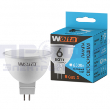 Светодиодная лампа WOLTA LX 30WMR16-220-6GU5.3 6Вт 6500К GU5.3