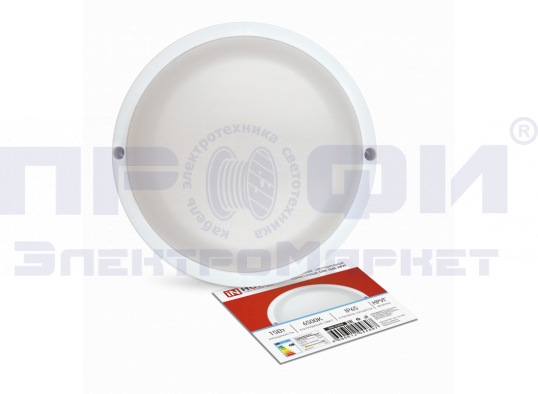 Светильник герметичный СПП 1565-КРУГ 15Вт 6500К 1350Лм IP65 140мм IN HOME