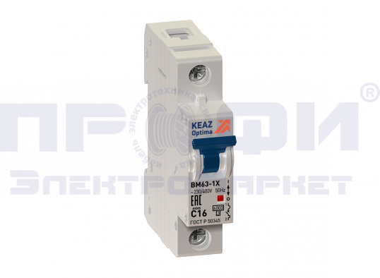 Автомат OptiDin ВМ63-1С20  20А (260505)