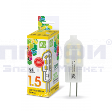 Лампа сд LED-JC-standard 1.5Вт 12В G4 3000К 135Лм ASD