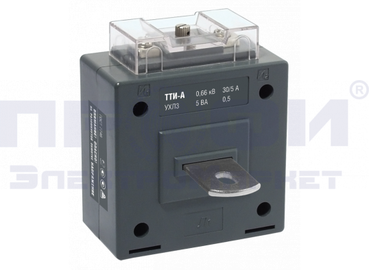 Трансформатор тока ТТИ-А 200/5А 5ВА класс 0,5S ИЭК Трансформатор тока ТТИ-А 200/5А 5ВА класс 0,5S ИЭК