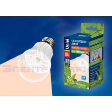 Лампа светодиодная для растений Uniel форма А LED-A60-10W/SPFR/E27/CL