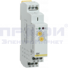 Реле задержки включения ORT. 2 конт. 12-240 В AС/DC IEK (ORT-A2-ACDC12-240V)